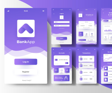 A banking application